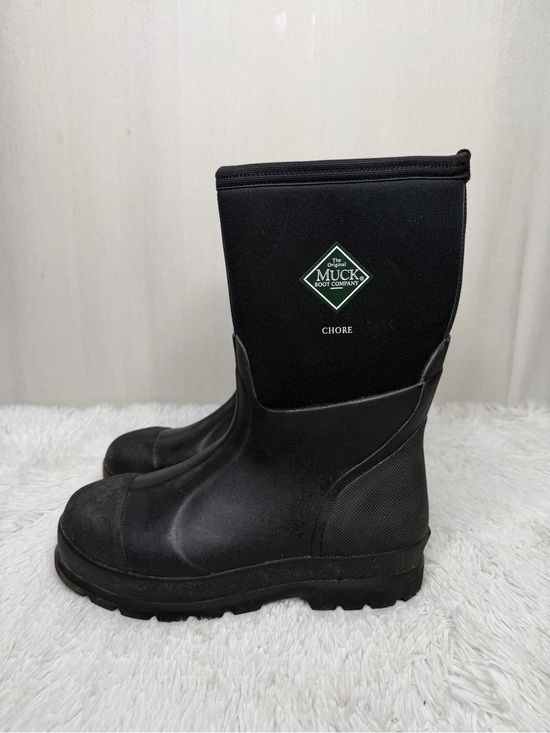 MUCK BOOTS / black classic Chore tall boots / men\'s 8 women\'s 9 main image 2